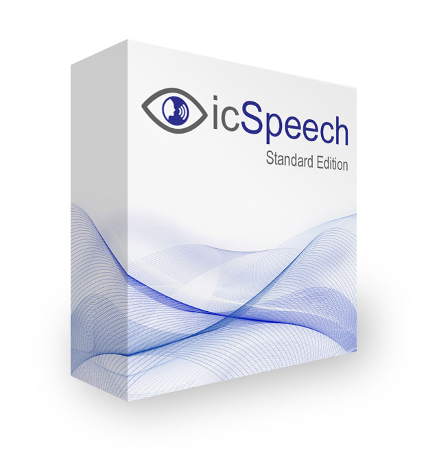 icSpeech Standard Edition box